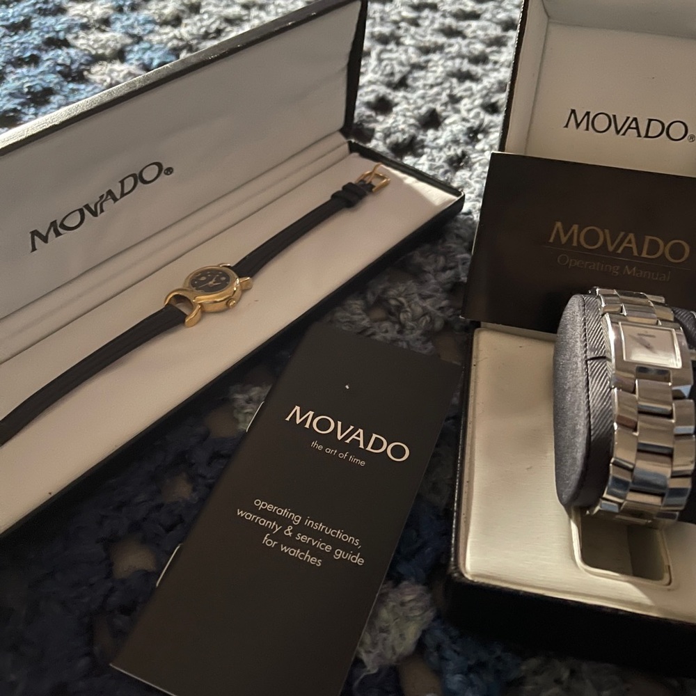Ladies Movado Watches.  2 for the price of one.